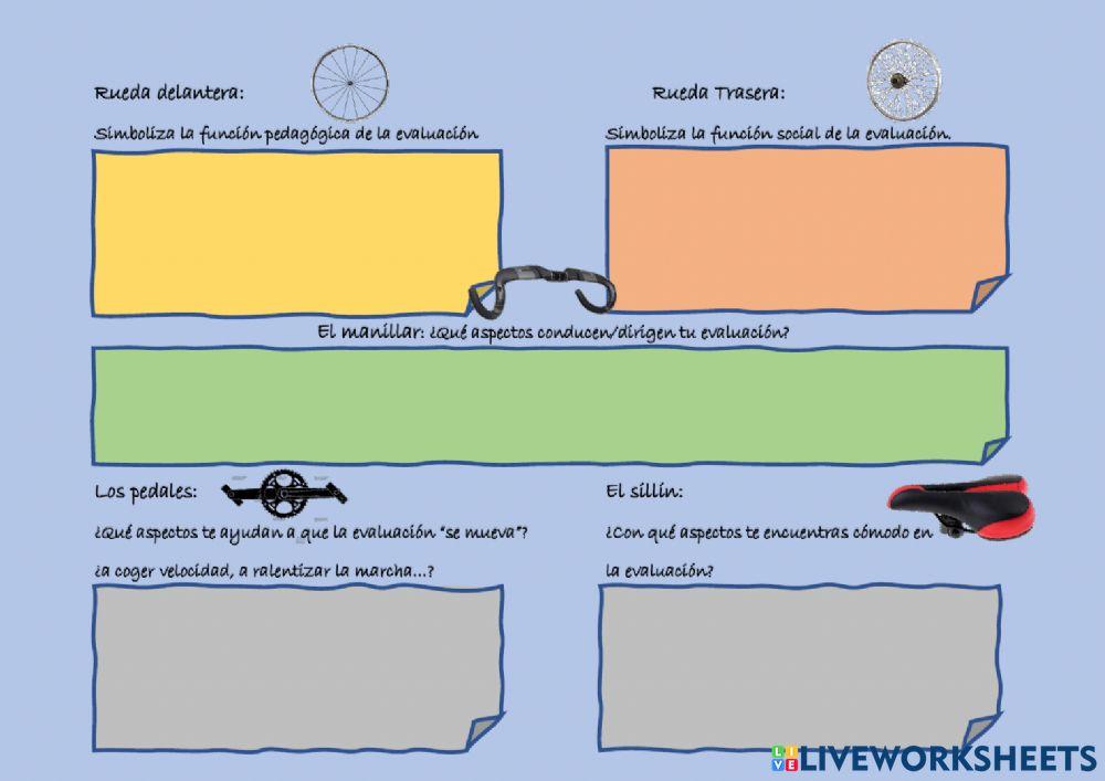 Organizador gráfico BICICLETA