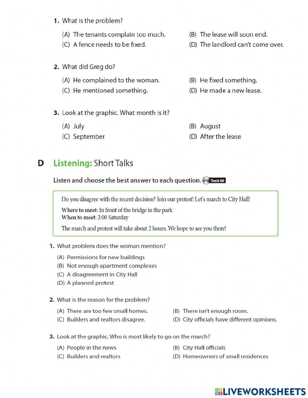 UNIT 11. HOUSING BUILDING MINI-TEST 