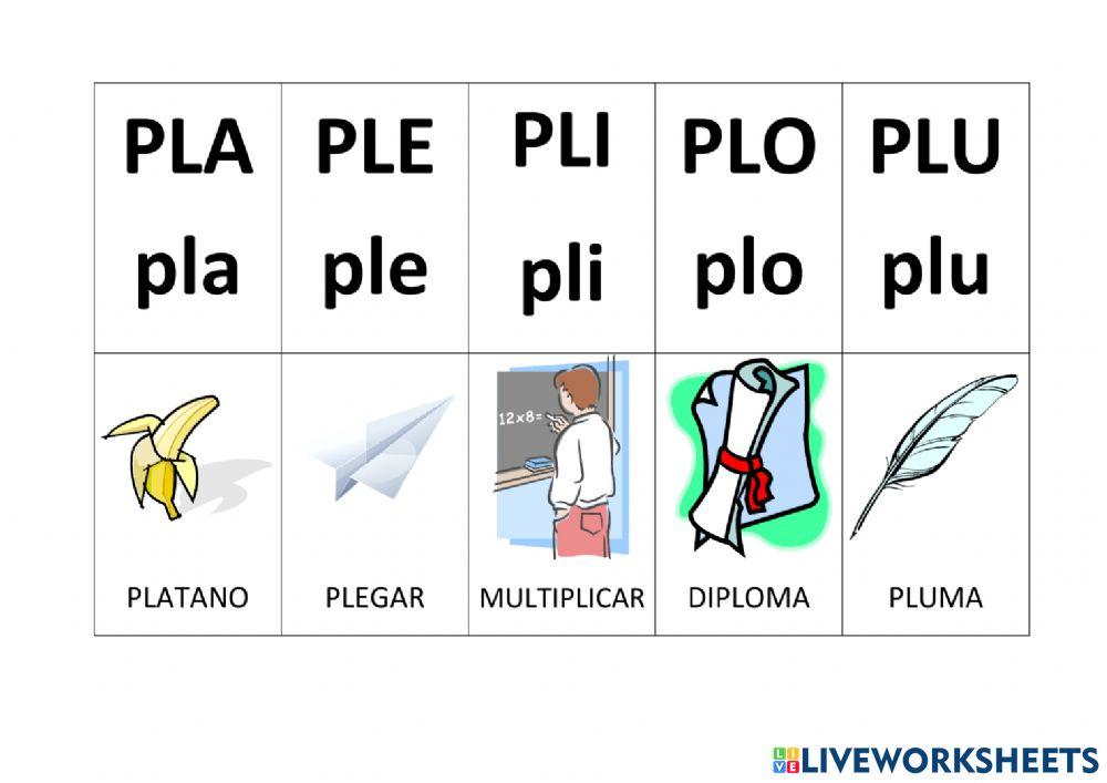 Silabas plaplepliploplu