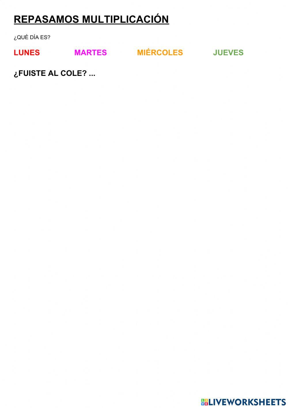 Pedro multiplicacion