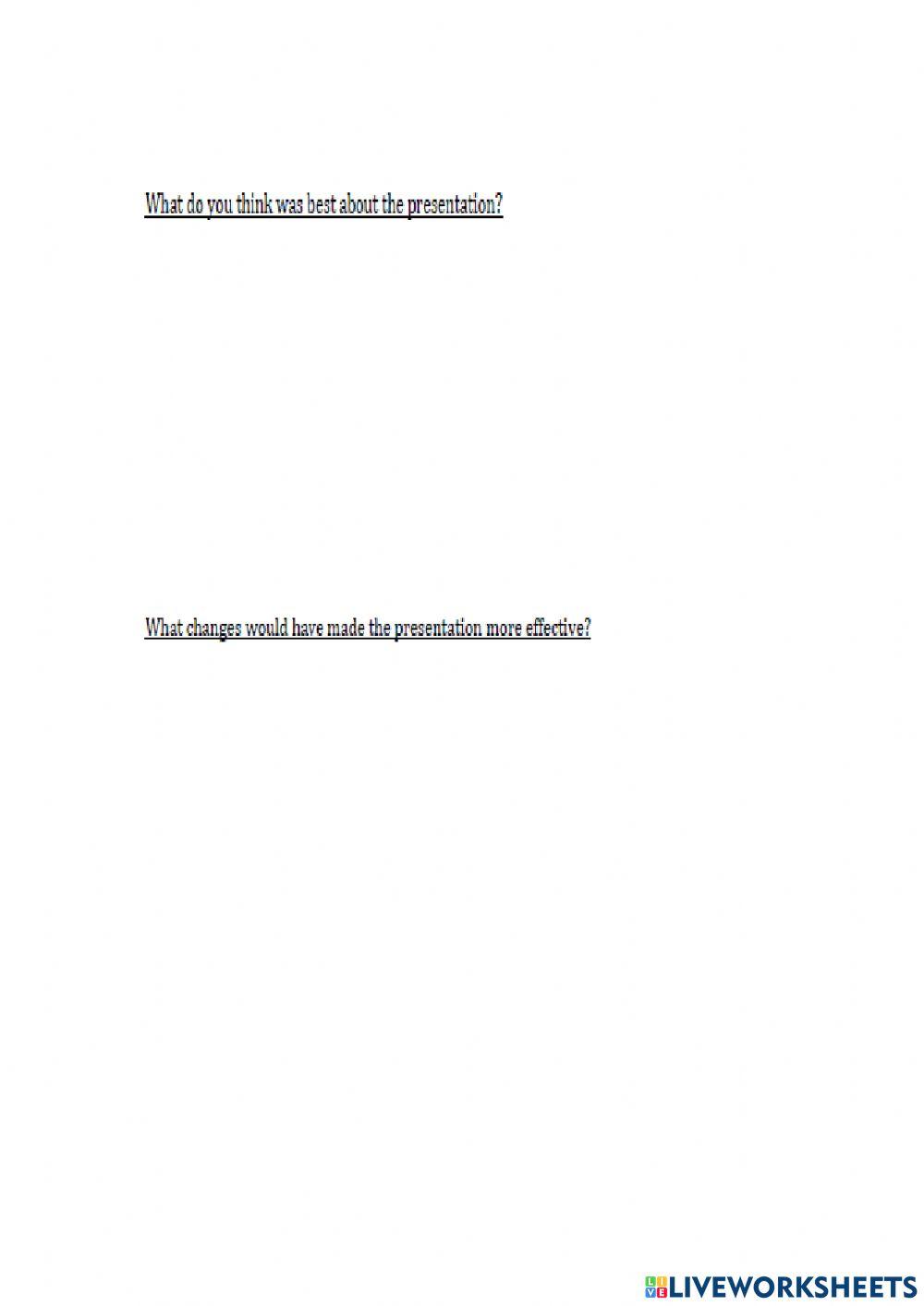Powerpoint evaluation form for teacher