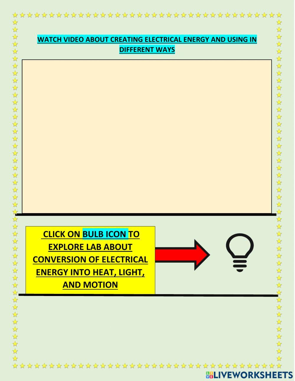 Chapter 6 lesson 5 Using electrical energy