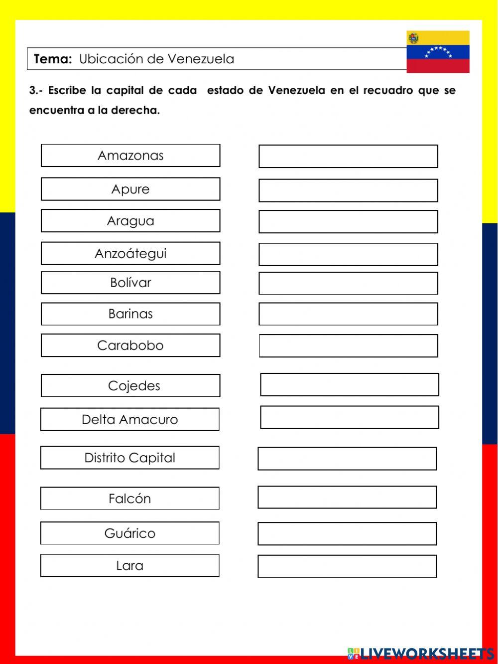 Ubicación de Venezuela