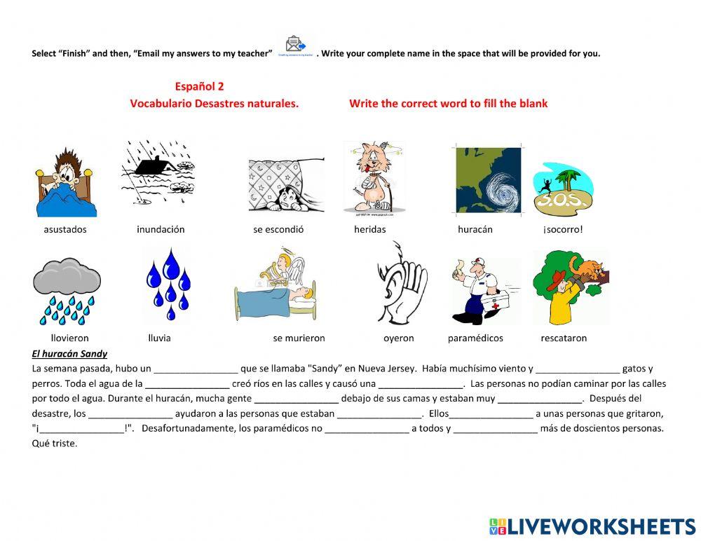 Desastres naturales -1