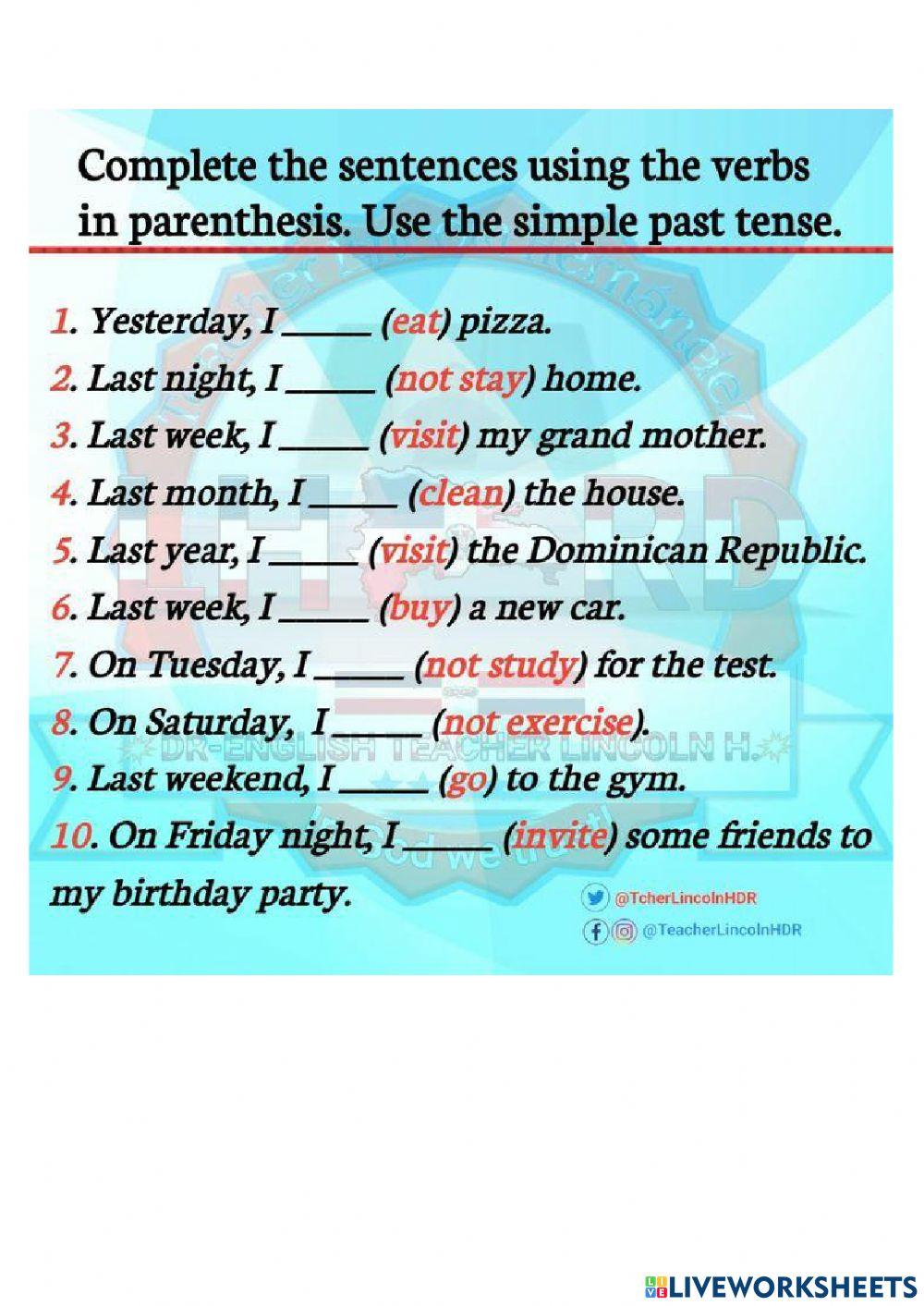 Simple past