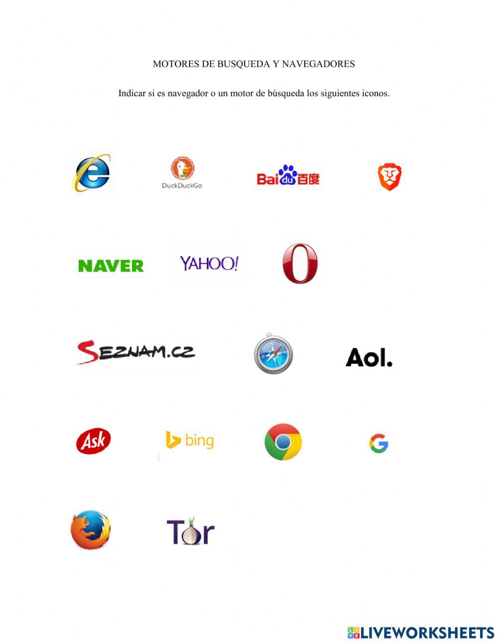 Navegadores y motores de busqueda