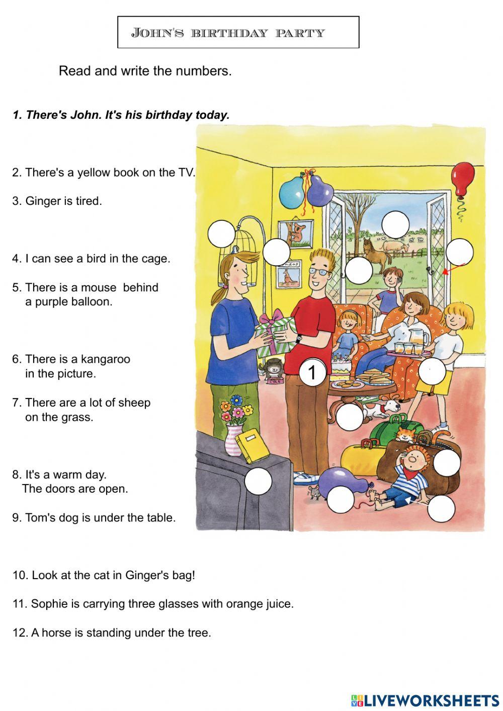 John's birthday party