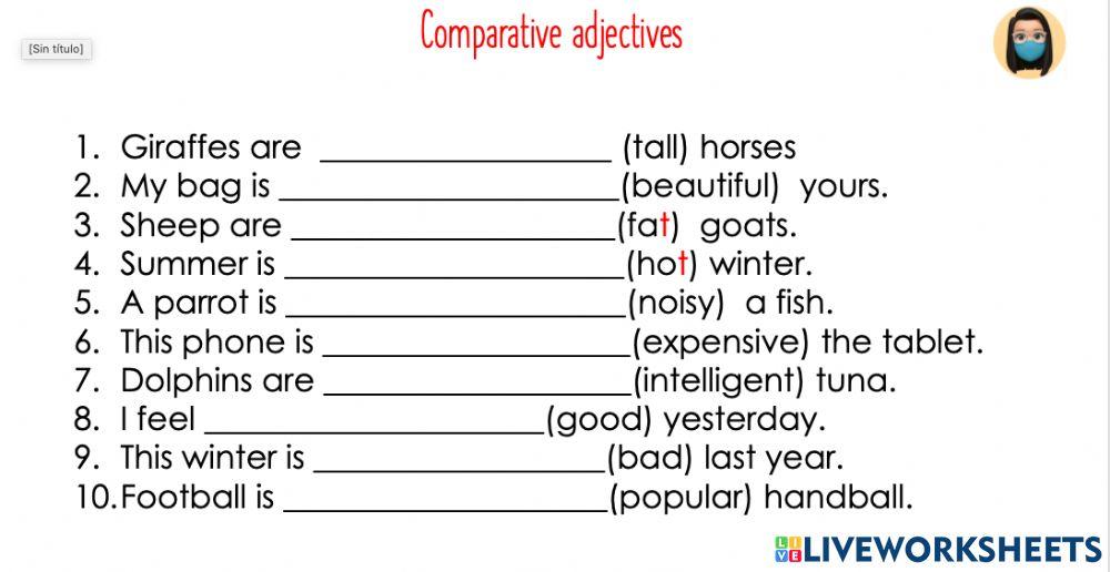 Comparative Adjectives