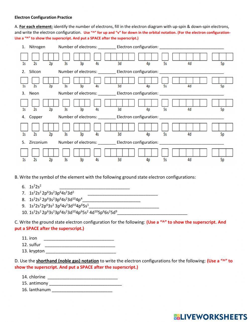 Electron Configuration