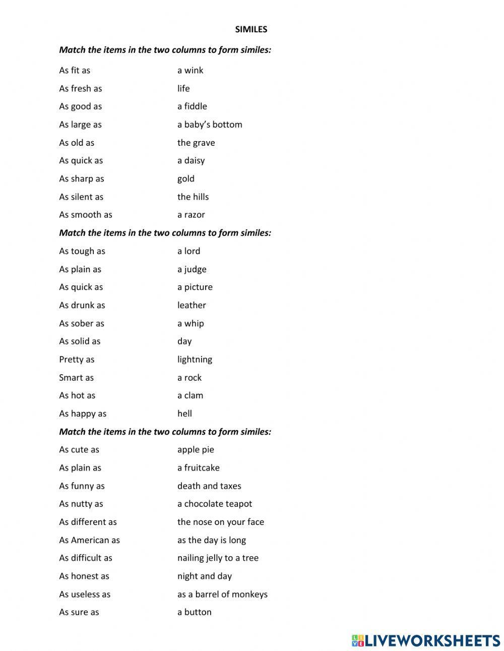 Similes