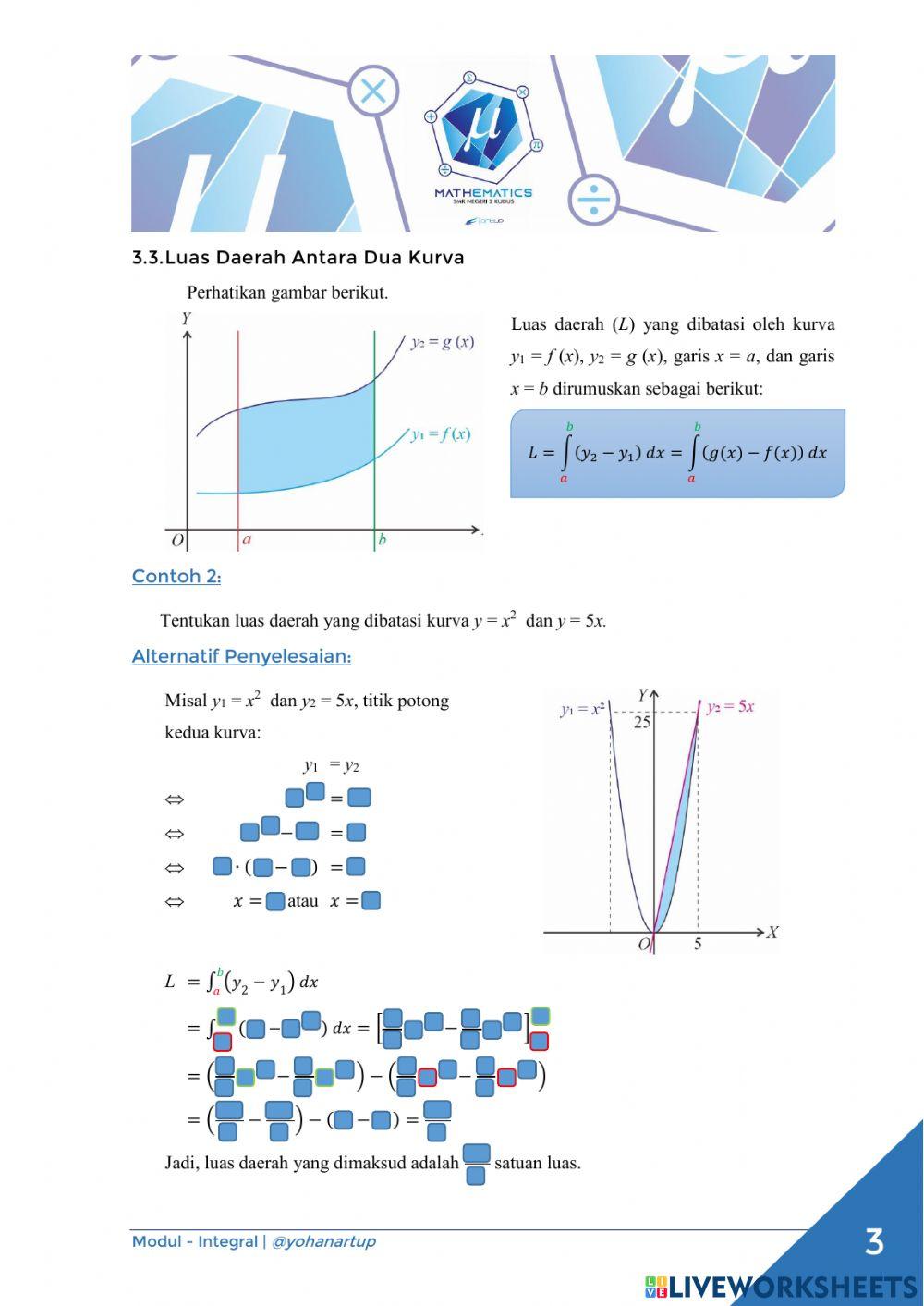 Menentukan Luas Daerah