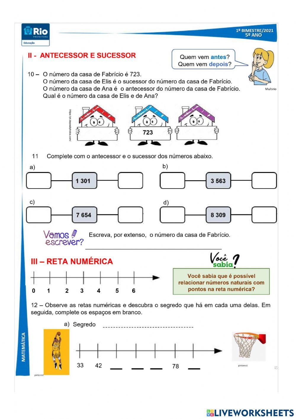 Atividade de Matematica