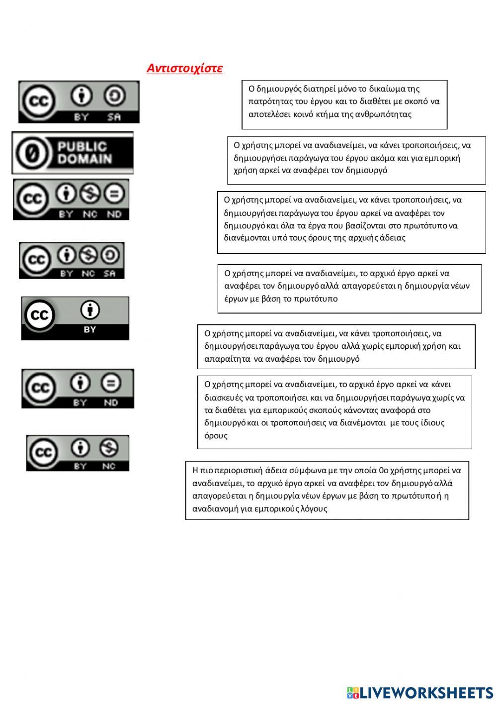 Άδειες Creative Commons