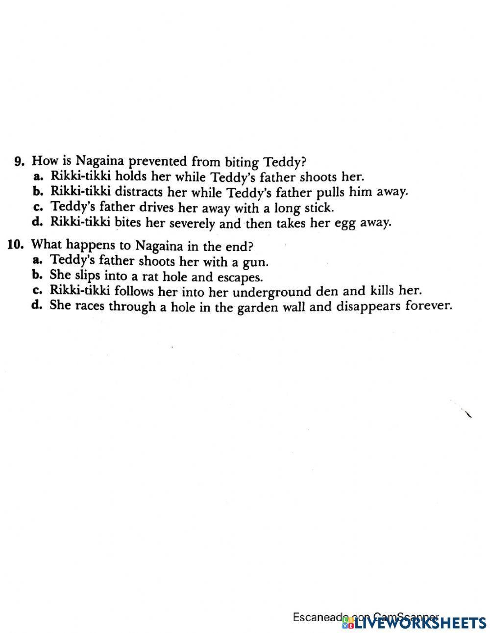 Rikki-tikki-tavi by Rudyard Kipling