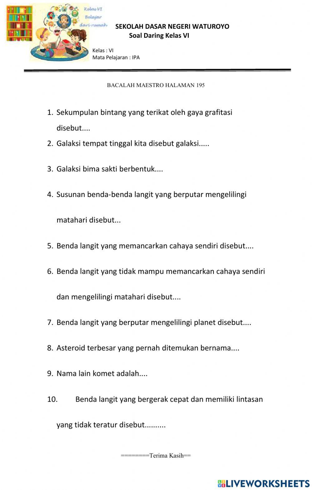 Sistem tata surya hal 195