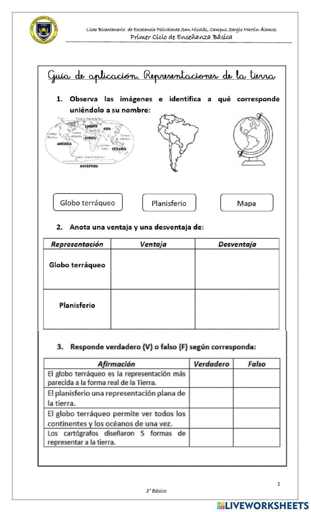 Representaciones de la Tierra