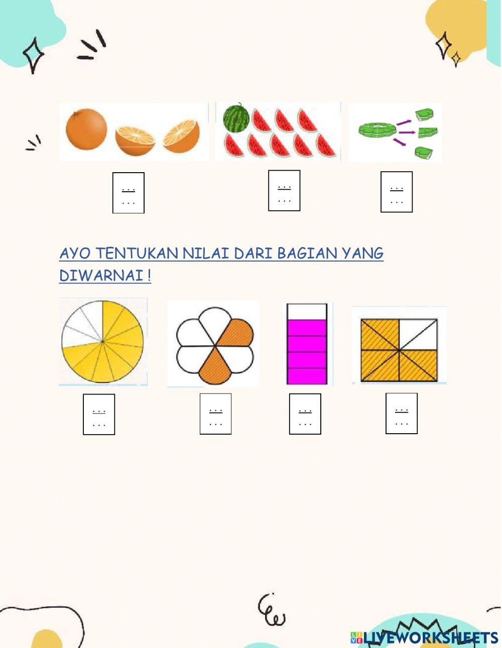 Menyatakan Pecahan Kelas 2