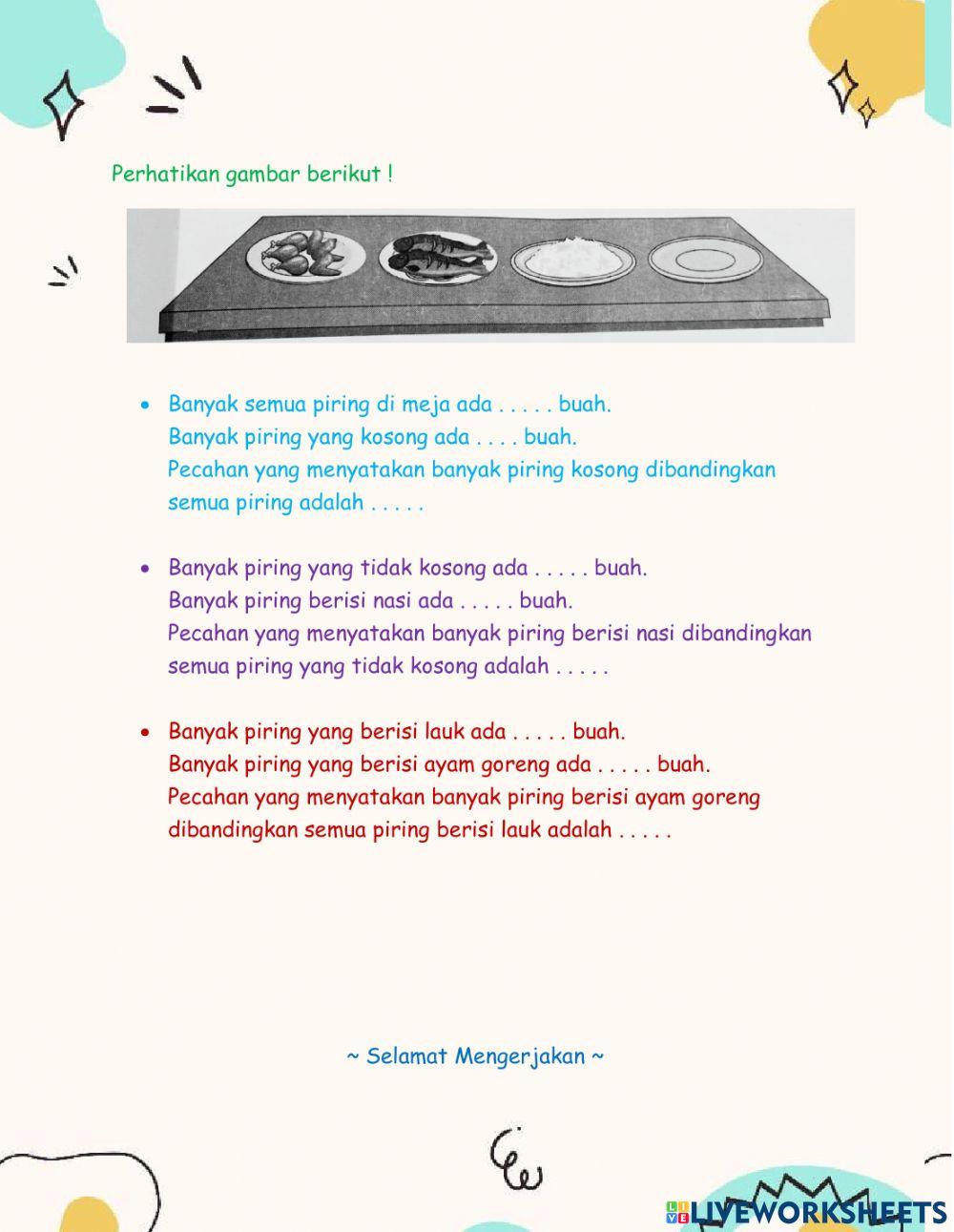 Menyatakan Pecahan Kelas 2