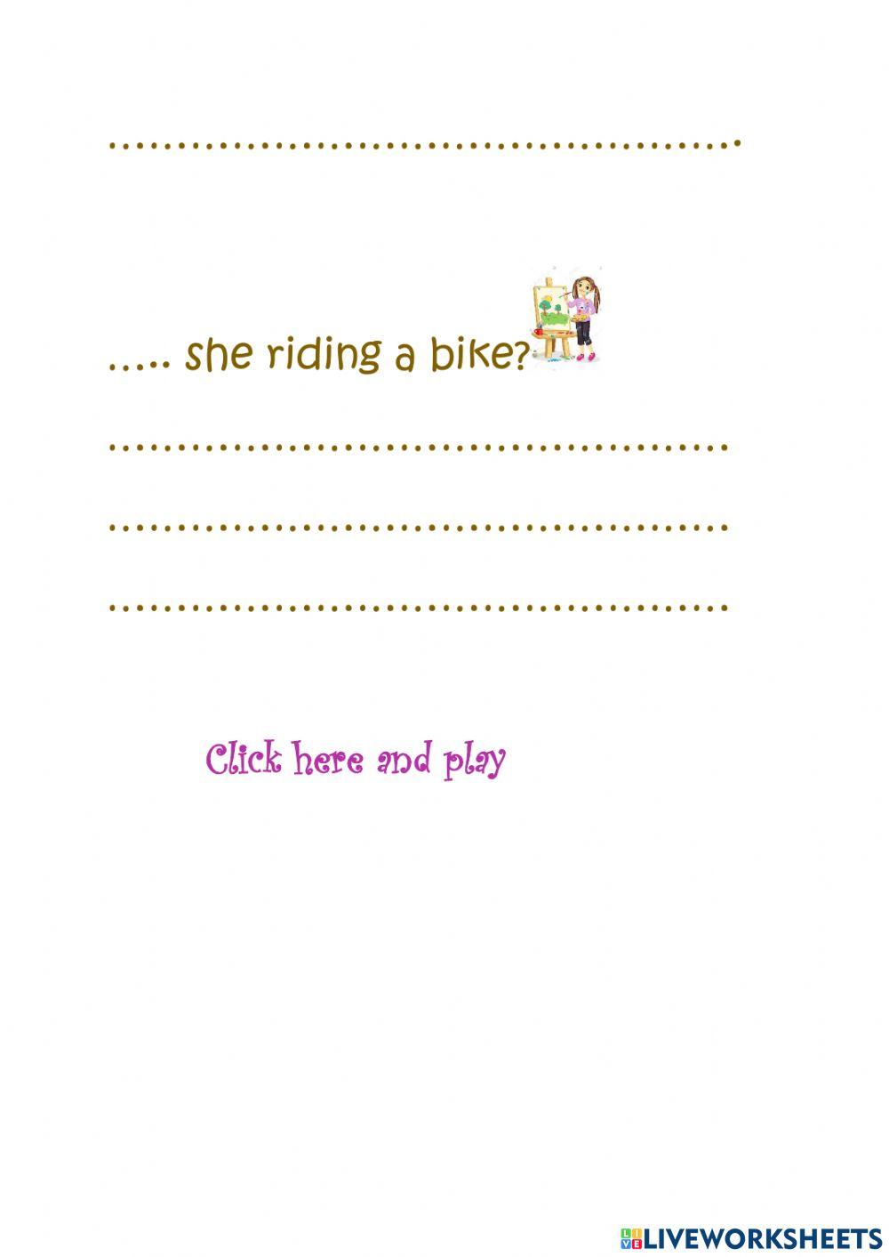 Present Continuous - Questions