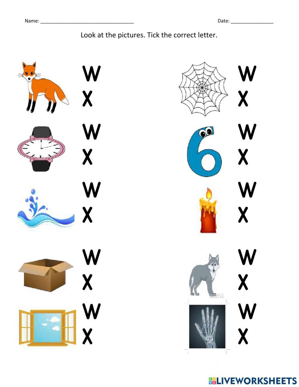 Sol_711 Letters Ww, Xx 6511384 LiveWorksheets(03)