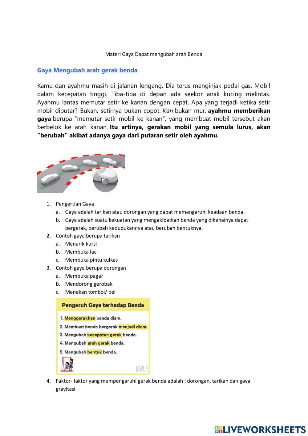 Lembar kerja peserta Didik mapel IPA