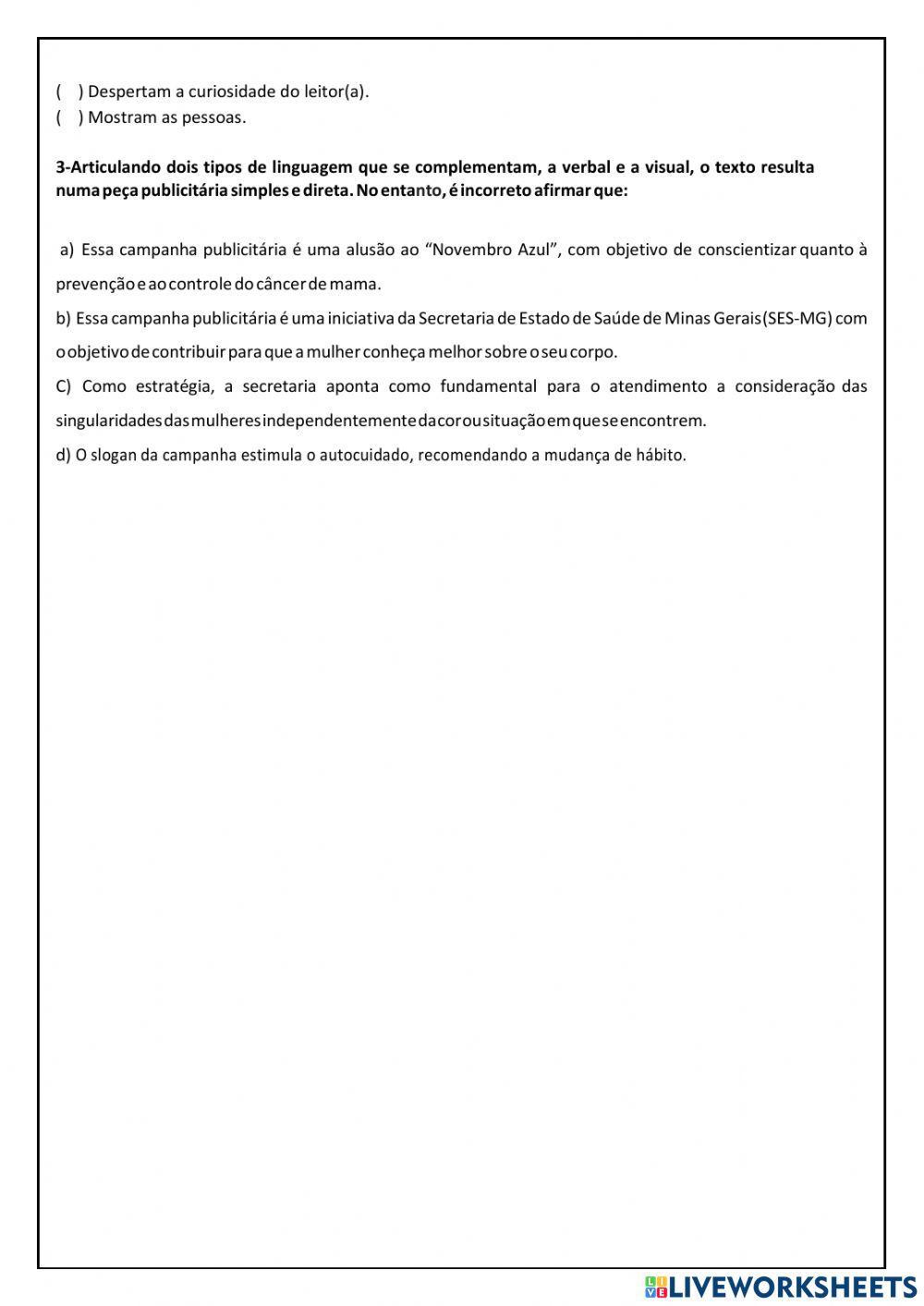 Textos publicitários