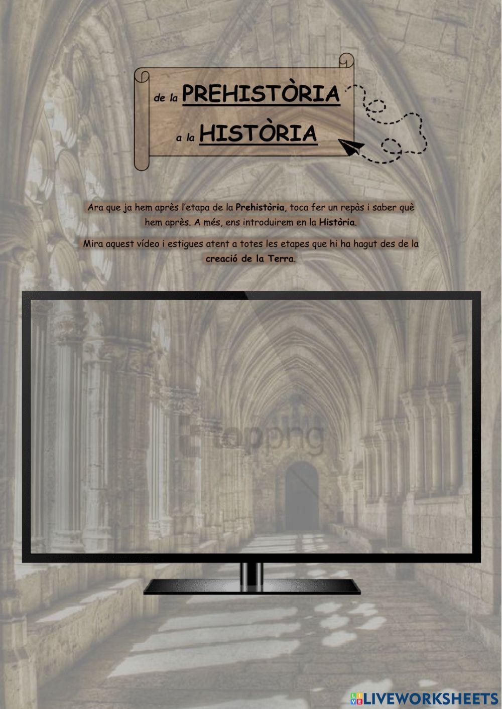De la Prehistòria a la Història