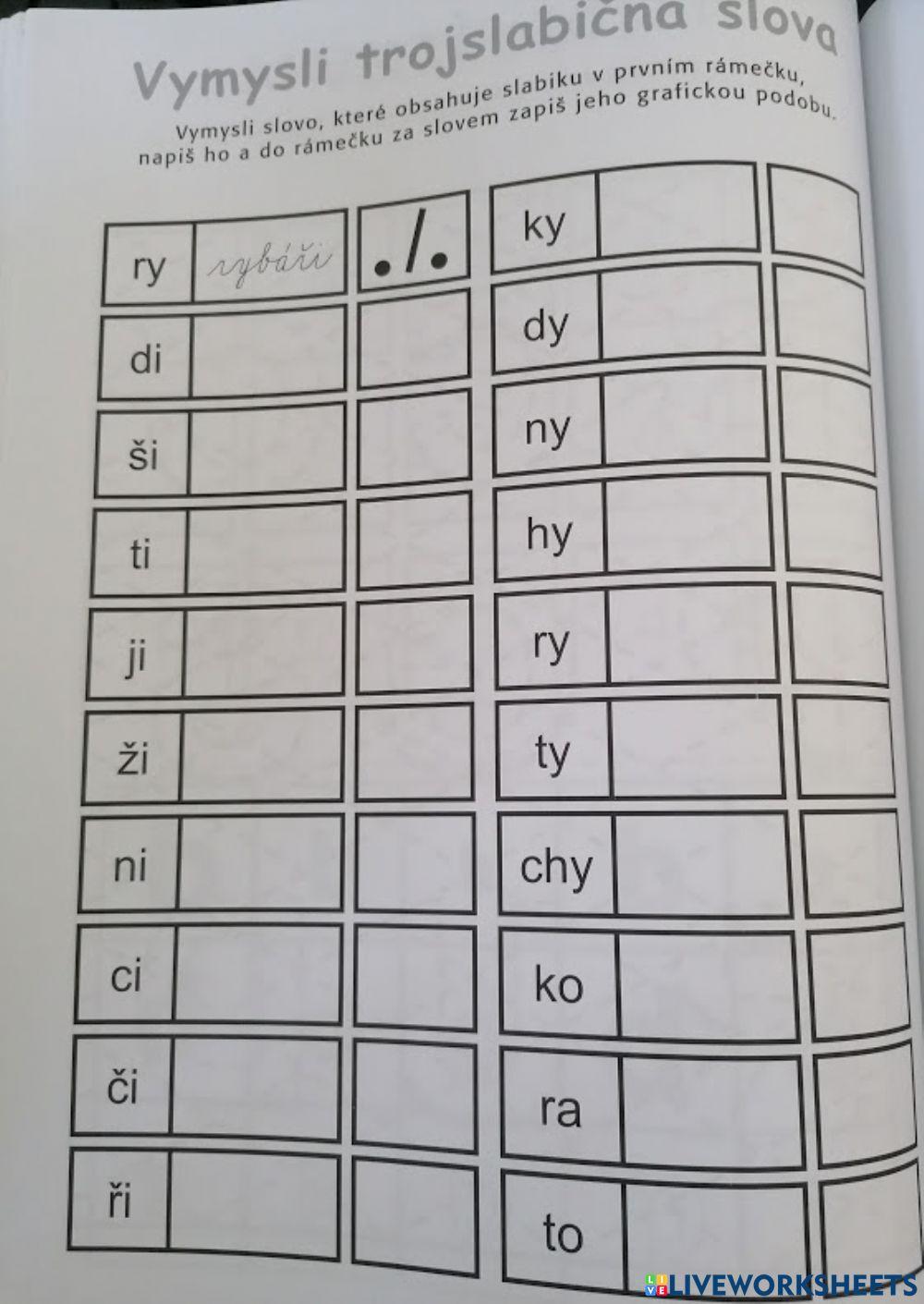 Sluchová percepce - grafický záznam