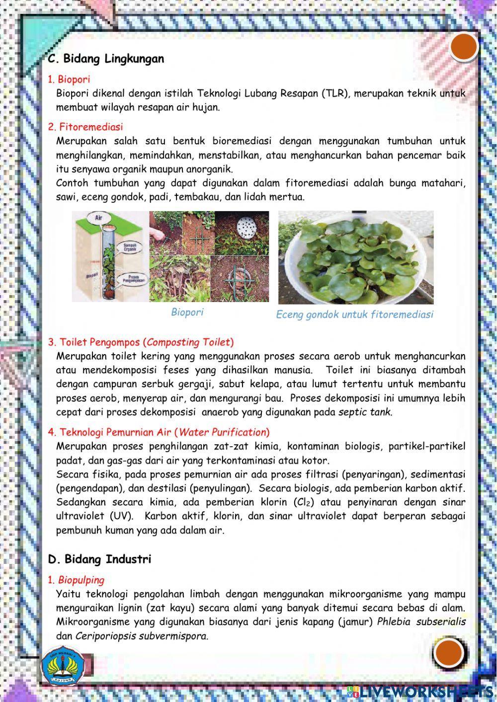 Lkpd teknologi ramah lingkungan