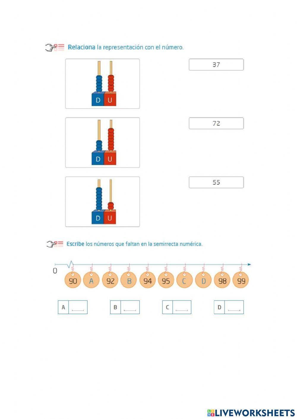 Numeros de dos cifras