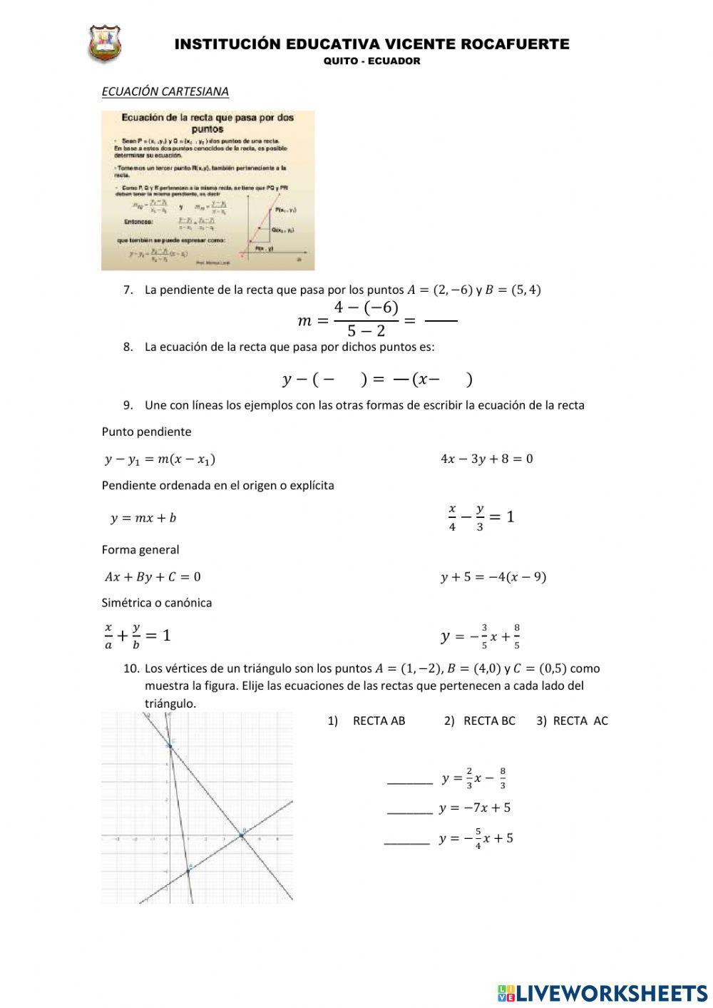 EJERCICIOS VECTORES 2DO