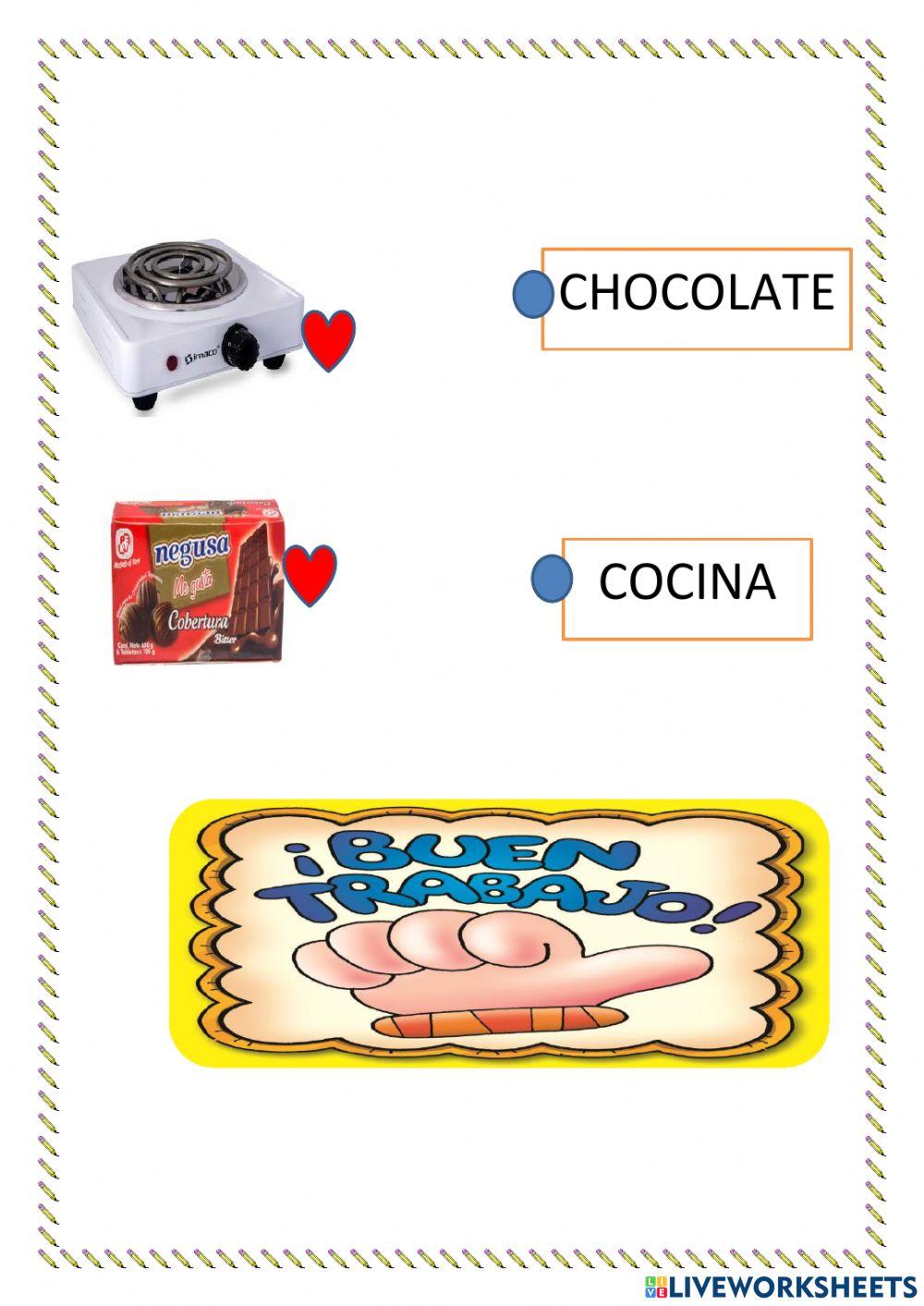 Vocabulario huevos de Pascua