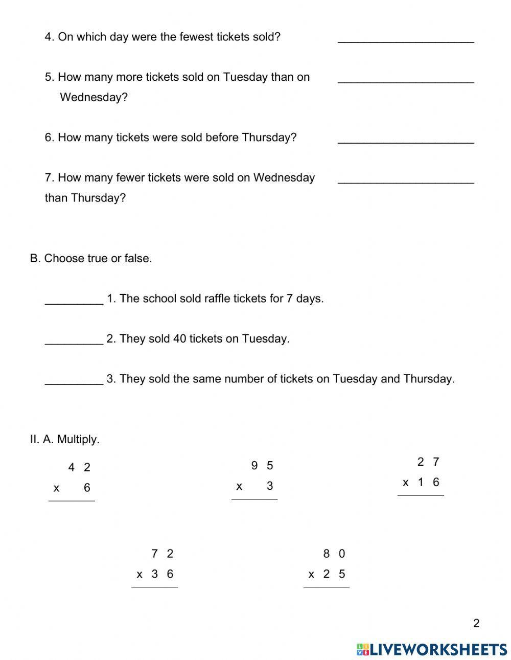 Math 6 4th Qtr Summative Test B Math 6 4th Qtr Summative Test B