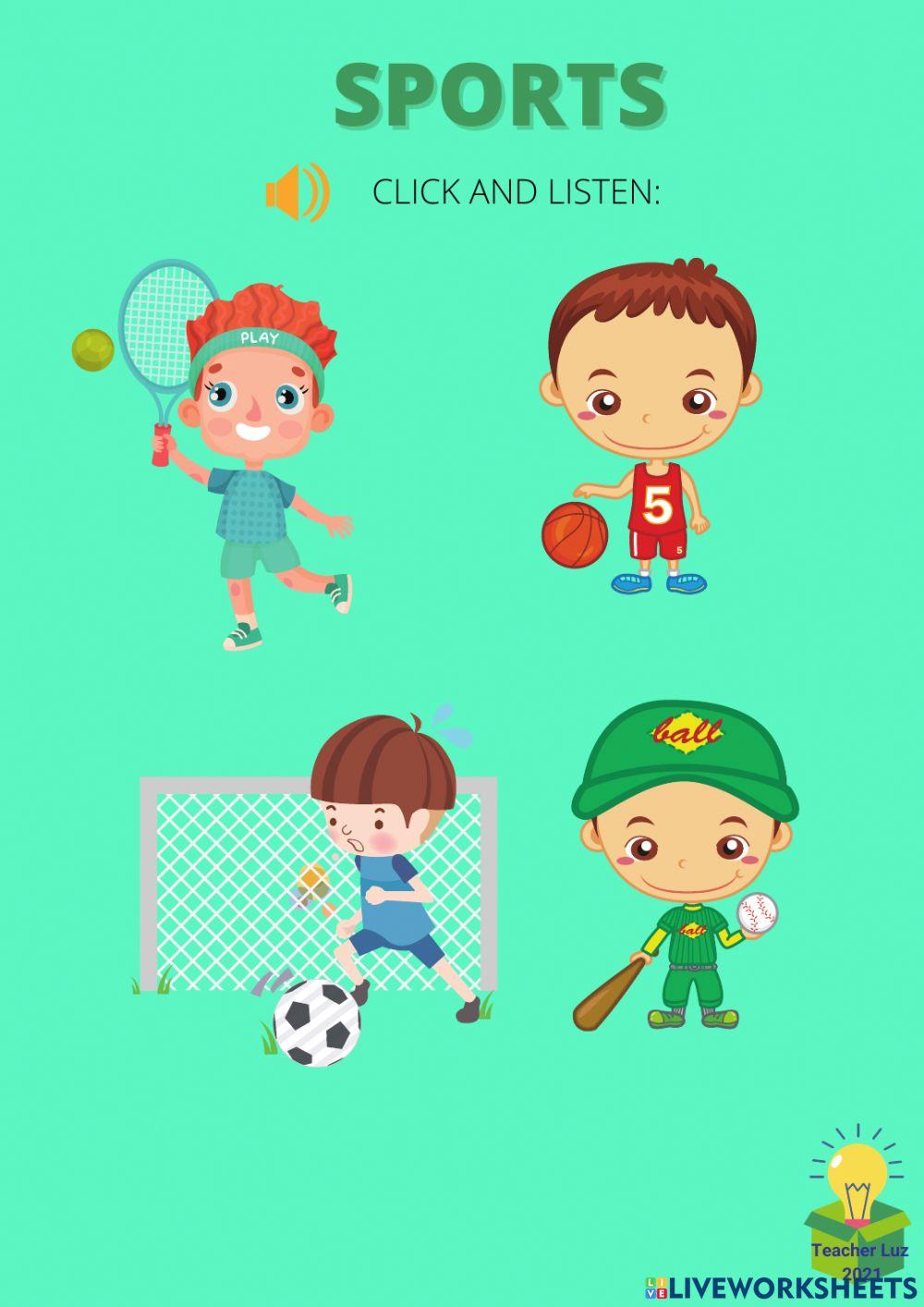 sports-online-exercise-for-infantil-1-live-worksheets