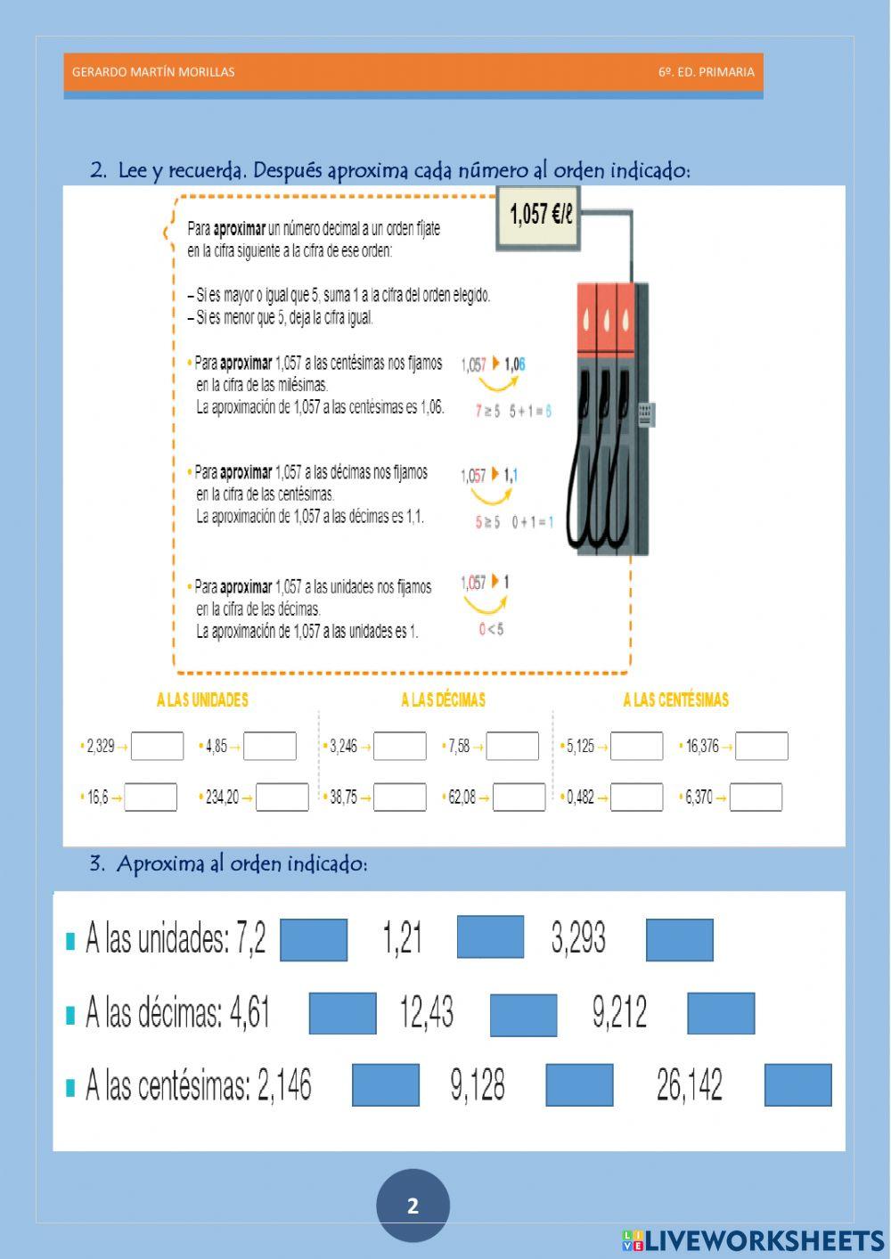 Numeración. Ficha 19.