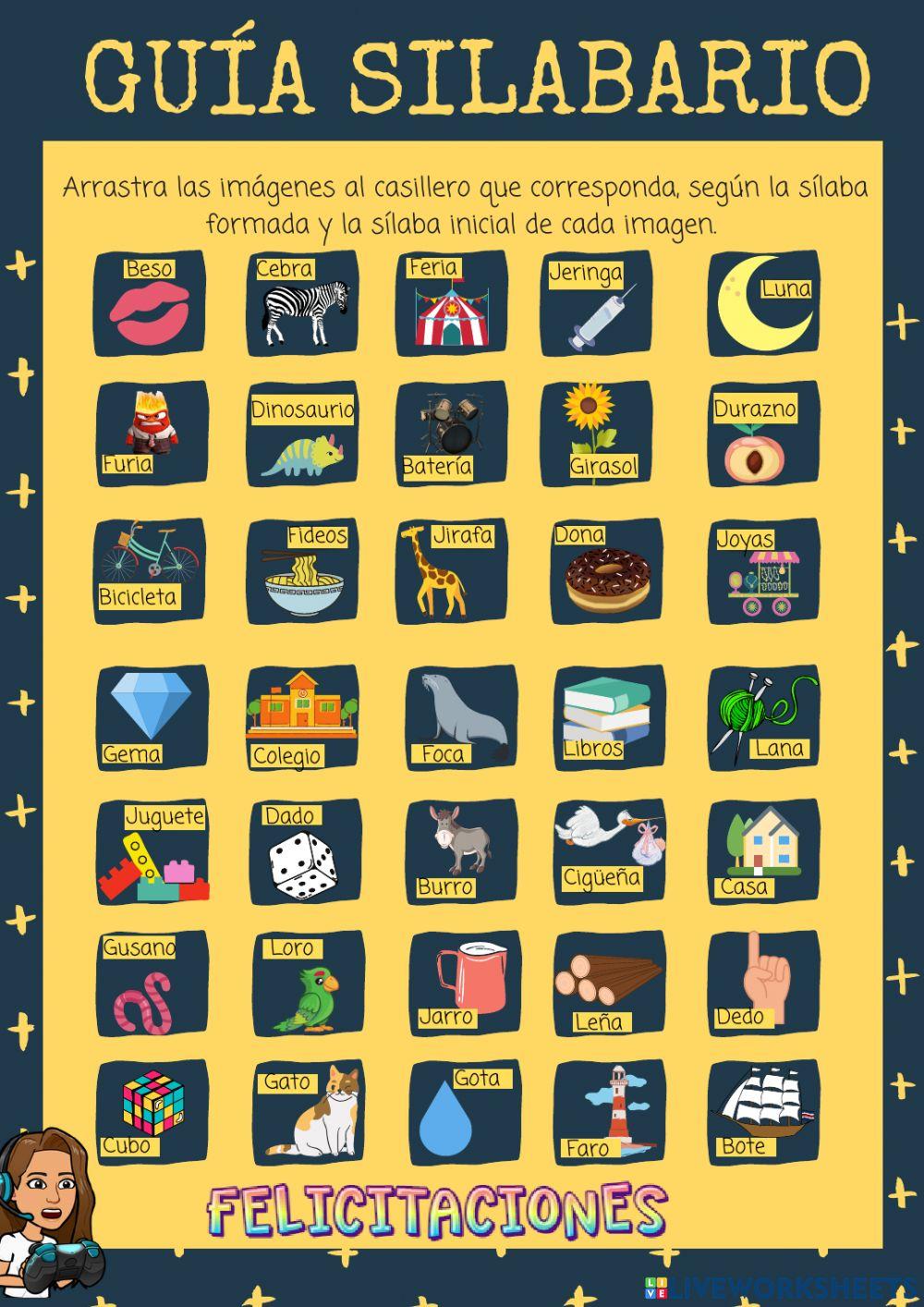 Actividad silabario