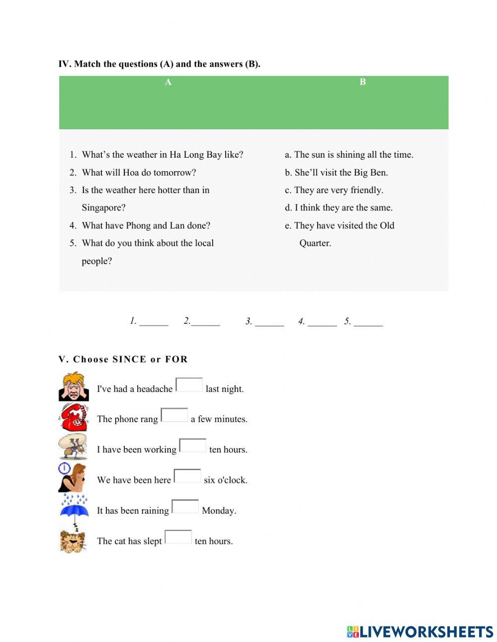 Bài ôn lớp 7 - HK2