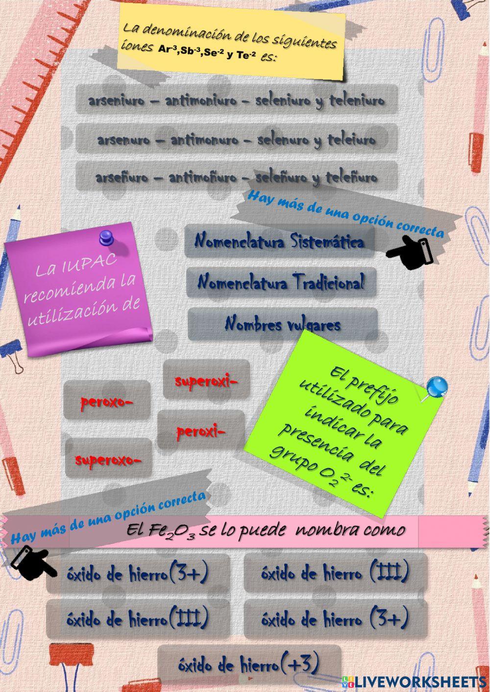 Nomenclatura Inorgánica 2005