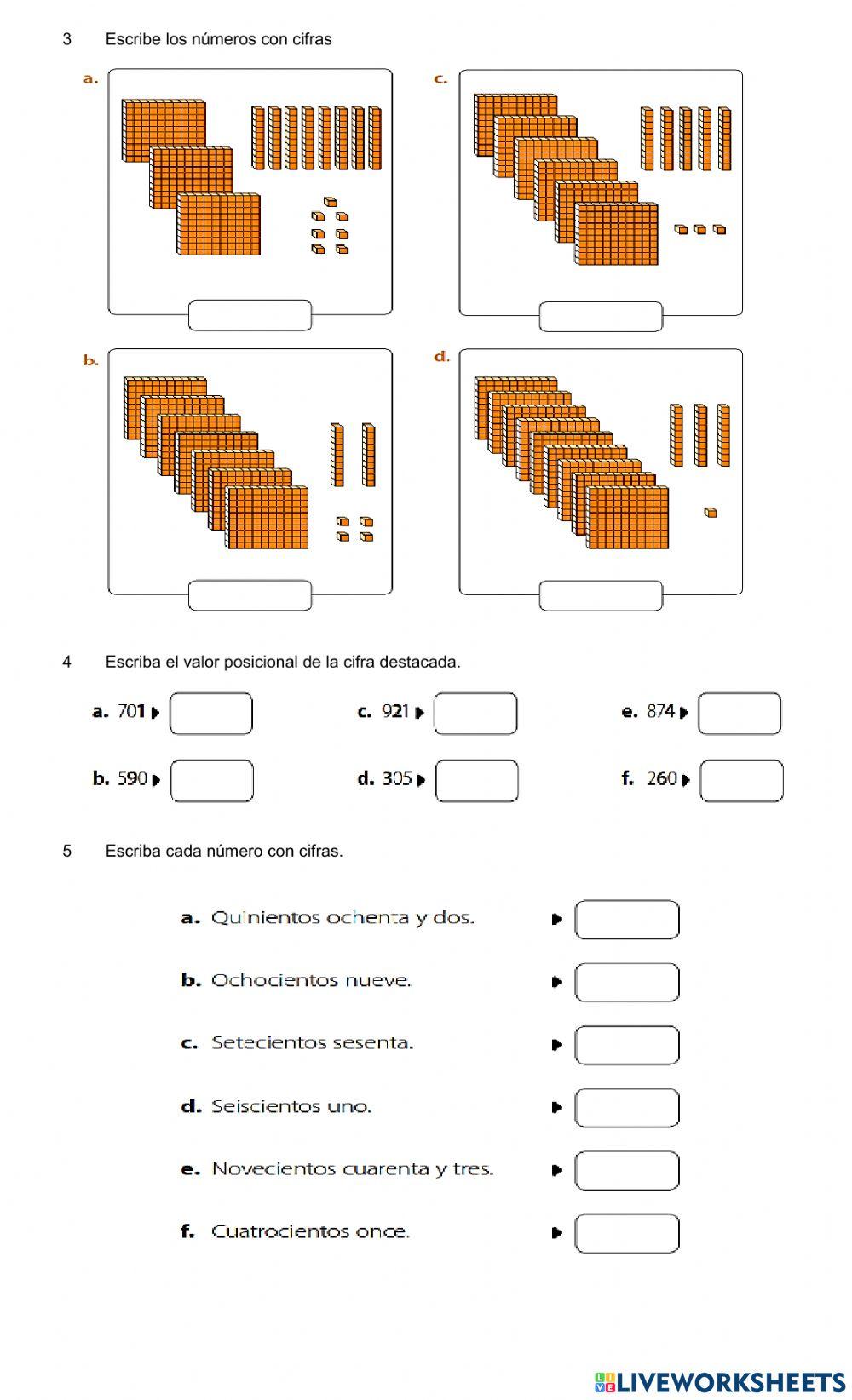 Refuerzo Valor Posicional