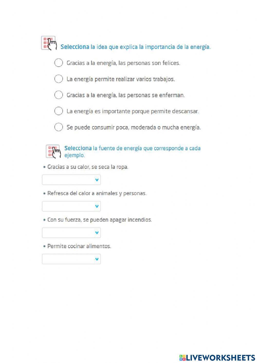 Fuentes naturales de energia