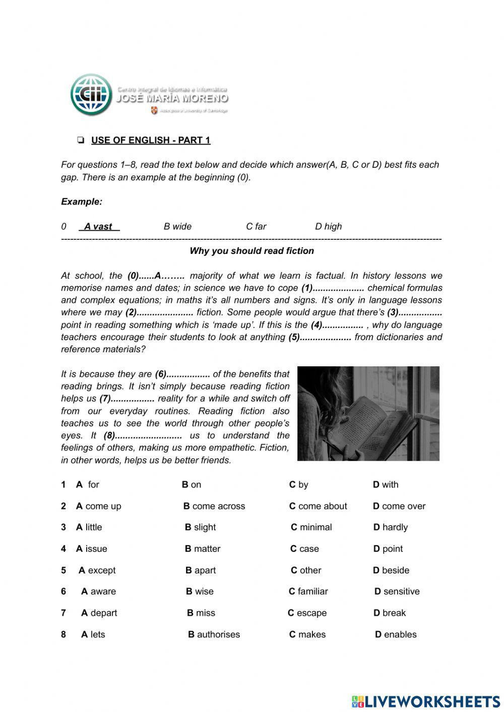 Mock exam 2 - use of english (first for schools trainer 2)