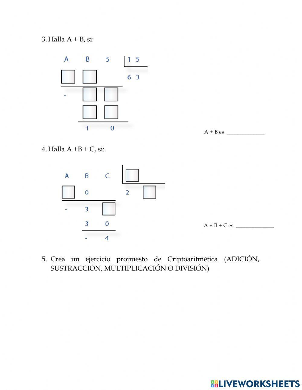 Criptoaritmética III
