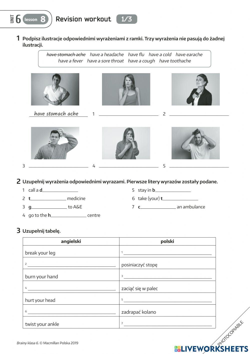 Brainy 6 Unit 6 Revision