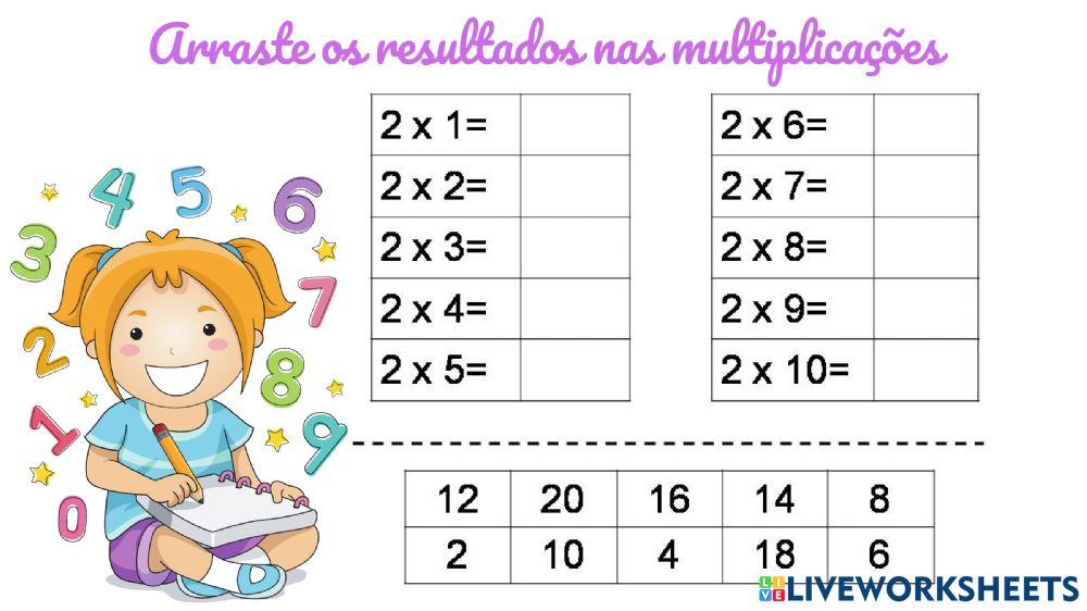 Tabuada viajante - Atividade 1