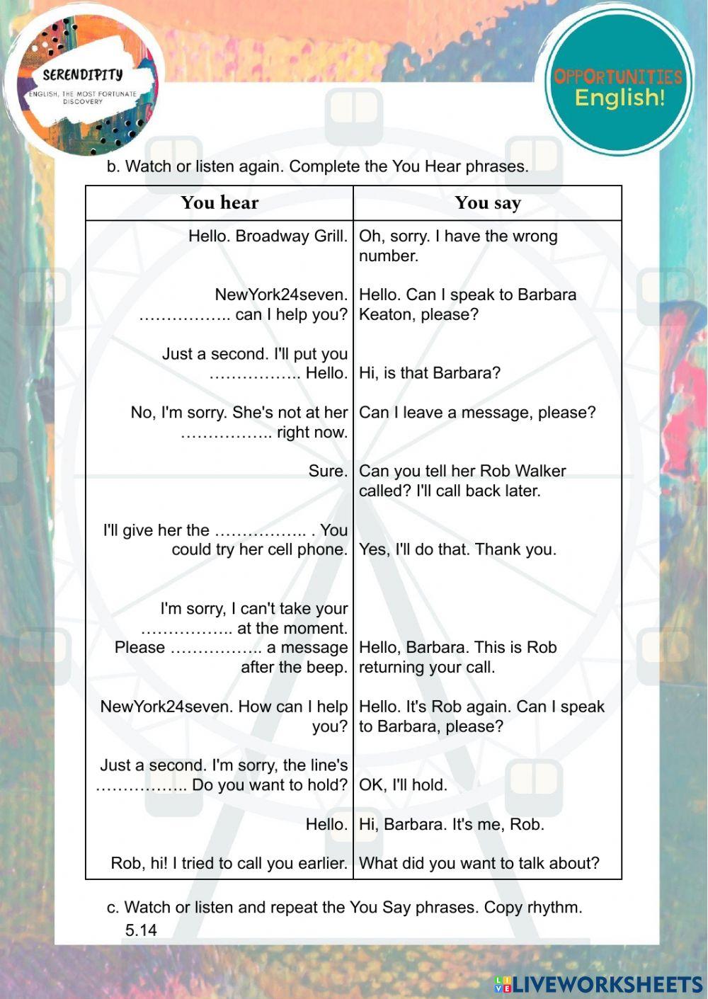 PE Time to go home- pre intermediate