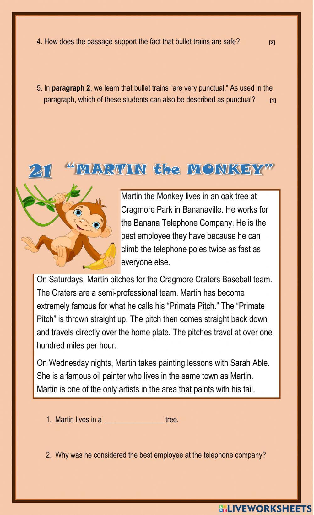 Reading Comprehension