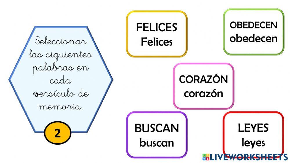 Reconociendo palabras