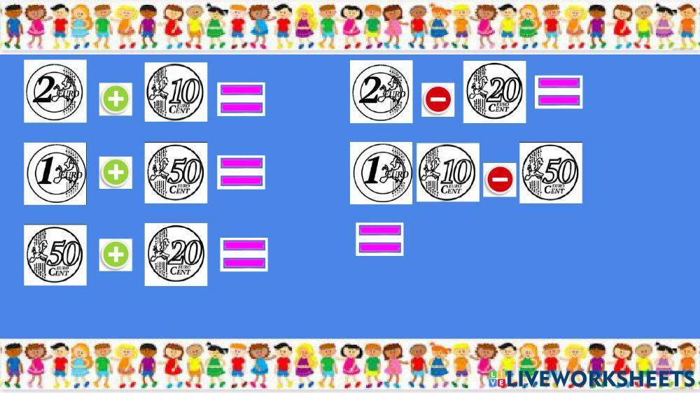 Decimales (sumar y restar)