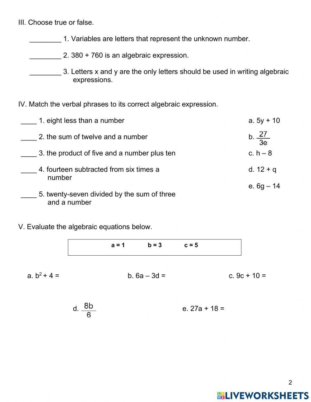 Math 9 4th Qtr Summative Test B Math 9 4th Qtr Summative Test B