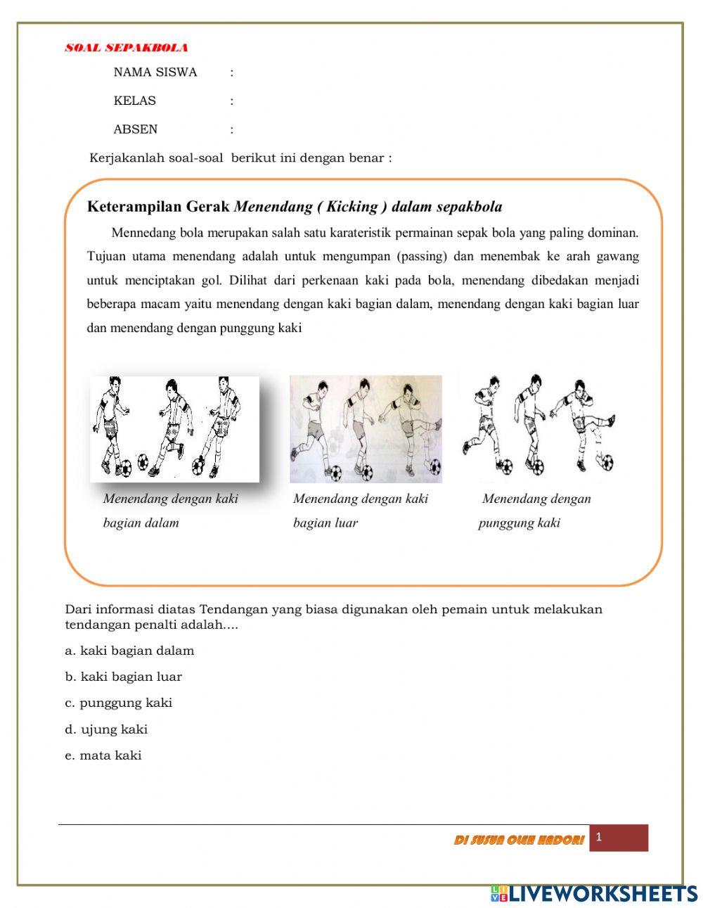 Tugas diklat worksheets igi sampang